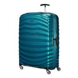 Troler extra mare din colecția Lite-Shock marca Samsonite potrivit pentru o călătorie de două săptămâni.