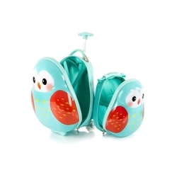 Sada batohu a príručného kufra Travel Tots Lightweight Kids Owl HEYS, SADA BATOHU A PRÍRUČNÉHO KUFRA TRAVEL TOTS LIGHTWEIGHT KIDS OWL - DETSKÁ BATOŽINA