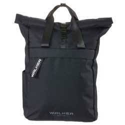 Stylový a praktický batoh Roll Top v černé barvě od značky Walker vhodný jak do školy, tak i jako městský batoh.