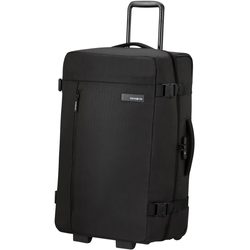 Látková středně velká cestovní taška na dvou kolečkách Roader od značky Samsonite vyrobená z recyklovaných PET lahví.