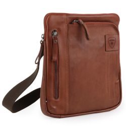Geantă messenger de piele, pentru bărbați Upminster 4010001927-703 maro STRELLSON, GEANTĂ MESSENGER DE PIELE, PENTRU BĂRBAȚI UPMINSTER 4010001927-703 MARO - GENȚI DE UMĂR