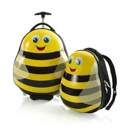 Set de rucsac și carcasă pentru copii Bumble Bee Travel Tots Lightweight Kids HEYS, SET DE RUCSAC ȘI CARCASĂ PENTRU COPII BUMBLE BEE TRAVEL TOTS LIGHTWEIGHT KIDS - GENȚI DE COPII