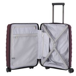 Kabínový cestovný kufor Highlight 4w S Front pocket Merlot 42 l TITAN, KABÍNOVÝ CESTOVNÝ KUFOR HIGHLIGHT 4W S FRONT POCKET MERLOT 42 L - PRÍRUČNÁ BATOŽINA
