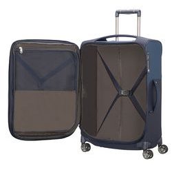 În ceea ce privește spațiul de depozitare, trolerul este prevăzut cu un compartiment inferior și curele pentru asigurarea conținutului și un compartiment superior cu separator. În față este decorat cu logo-ul Samsonite. În ceea ce privește spațiul de depozitare, trolerul este prevăzut cu un compartiment inferior și curele pentru asigurarea conținutului și un compartiment superior cu separator. În față este decorat cu logo-ul Samsonite.