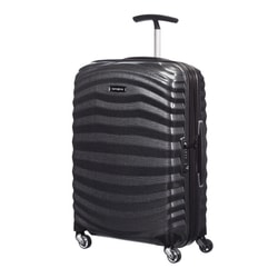 Troler de cabină cu carcasă rigidă din colecția Lite-Shock marca Samsonite potrivit pentru o călătorie de două zile.