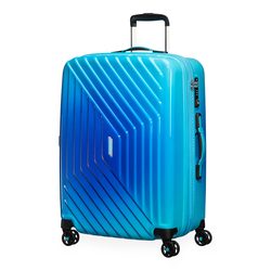 Trolerul extensibil de dimensiune medie din seria Air Force 1 - Gradient este prevăzut cu o încuietoare TSA fixă cu o combinație de trei cifre, care permite autorităților de securitate să deschidă bagajul fără a-l deteriora în timpul verificărilor din aer Trolerul extensibil de dimensiune medie din seria Air Force 1 - Gradient este prevăzut cu o încuietoare TSA fixă cu o combinație de trei cifre, care permite autorităților de securitate să deschidă bagajul fără a-l deteriora în timpul verificărilor din aer