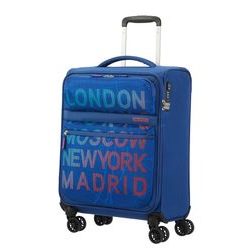 Látkový kabínový kufor s modernou potlačou z kolekcie Matchup od značky American Tourister vhodný pre niekoľkodňový pobyt. Látkový kabínový kufor s modernou potlačou z kolekcie Matchup od značky American Tourister vhodný pre niekoľkodňový pobyt.