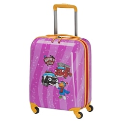 Valiza cabinei pentru copii Heroes of the City 4w Pink 28 l TRAVELITE, VALIZA CABINEI PENTRU COPII HEROES OF THE CITY 4W PINK 28 L - GENȚI DE COPII