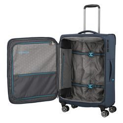 Sada cestovní kufrů Madeira S+M+L Navy/Blue TRAVELITE, SADA CESTOVNÍ KUFRŮ MADEIRA S+M+L NAVY/BLUE - SADY CESTOVNÍCH KUFRŮ