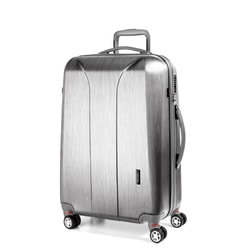 Valiză de călătorie New Carat L 105 l stříbrná MARCH, VALIZĂ DE CĂLĂTORIE NEW CARAT L 105 L STŘÍBRNÁ - TROLERE RIGIDE