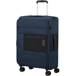 Středně velký textilní cestovní kufr na čtyřech kolečkách v elegantním designu s prodlouženou zárukou a expandérem od značky Samsonite z kolekce Vaycay.