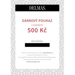 DELMAS DÁRKOVÝ POUKAZ 500 KČ - DÁRKOVÉ ŠEKY