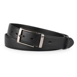 Pánský kožený společenský opasek s trnovou sponou 35-020-1-60 černý PENNY BELTS, PÁNSKÝ KOŽENÝ SPOLEČENSKÝ OPASEK S TRNOVOU SPONOU 35-020-1-60 ČERNÝ - PÁNSKÉ OPASKY