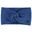 Dámska široká pletená čelenka 647005 (modrá)