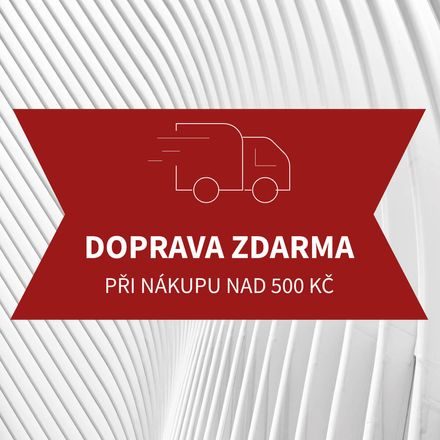 Doprava ZDARMA při nákupu nad 500 Kč
