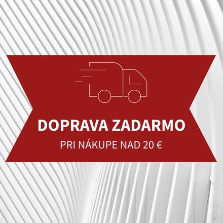 Doprava ZDARMA při nákupu nad 20 €