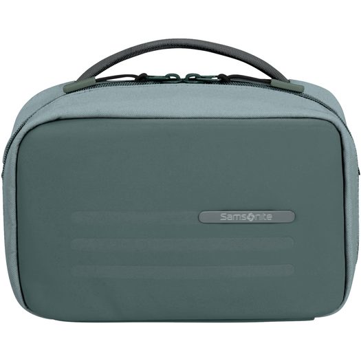 Taška je uzavíratelná dvoucestným zipem. SAMSONITE, TAŠKA JE UZAVÍRATELNÁ DVOUCESTNÝM ZIPEM. - KOSMETICKÉ A TOALETNÍ TAŠKY - CESTOVNÍ KUFRY A TAŠKY