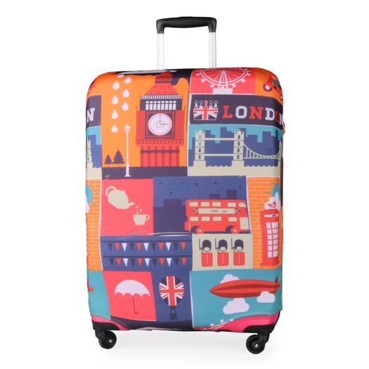 Husa de protectie pentru geamantan F88030 marimea L SNOWBALL, HUSA DE PROTECTIE PENTRU GEAMANTAN F88030 MARIMEA L - ACCESORII CĂLĂTORIE - TROLERE ȘI GENȚI DE VOIAJ