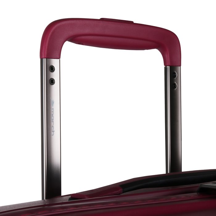 Mâner extensibil dublu, din aluminiu, care se adaptează la înălțimea utilizatorului. MARCH, MÂNER EXTENSIBIL DUBLU, DIN ALUMINIU, CARE SE ADAPTEAZĂ LA ÎNĂLȚIMEA UTILIZATORULUI. - TROLERE RIGIDE - TROLERE ȘI GENȚI DE VOIAJ