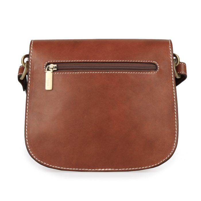 Zadnú stranu kabelky dopĺňa praktické vrecko na zips. GIUDI, ZADNÚ STRANU KABELKY DOPĹŇA PRAKTICKÉ VRECKO NA ZIPS. - CROSSBODY KABELKY - KABELKY
