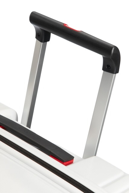 Mânerul dublu și ușor care se adaptează la înălțimea utilizatorului. SAMSONITE, MÂNERUL DUBLU ȘI UȘOR CARE SE ADAPTEAZĂ LA ÎNĂLȚIMEA UTILIZATORULUI. - TROLERE RIGIDE - TROLERE ȘI GENȚI DE VOIAJ