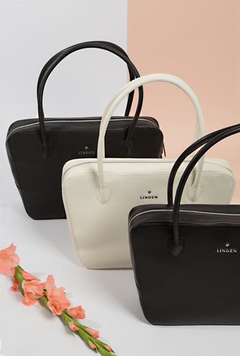 LINDEN, DÁMSKÁ KOŽENÁ KABELKA DO RUKY LDK11 - SHOPPER KABELKY - KABELKY