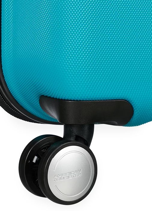 Este fabricat din ABS, care este renumit pentru rezistența sa mecanică extremă și durabilitate. AMERICAN TOURISTER, ESTE FABRICAT DIN ABS, CARE ESTE RENUMIT PENTRU REZISTENȚA SA MECANICĂ EXTREMĂ ȘI DURABILITATE. - BAGAJE DE MÂNĂ - TROLERE ȘI GENȚI DE VOIAJ