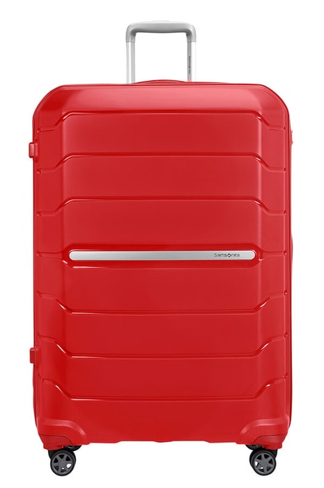 Přední stranu zdobí logo značky Samsonite. SAMSONITE, PŘEDNÍ STRANU ZDOBÍ LOGO ZNAČKY SAMSONITE. - TROLERE RIGIDE - TROLERE ȘI GENȚI DE VOIAJ