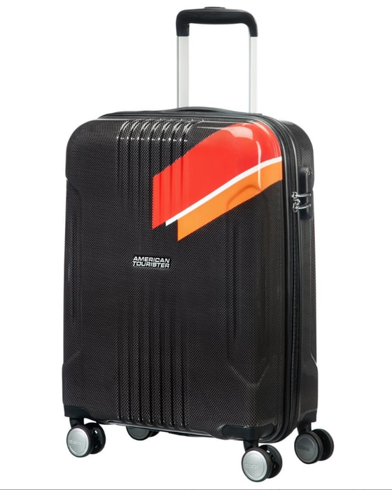Trolerul de cabină Tracklite va fi un companion excelent pentru călătorii scurte. Designul industrial asigură că veți putea utiliza la maximum spațiul disponibil. AMERICAN TOURISTER, TROLERUL DE CABINĂ TRACKLITE VA FI UN COMPANION EXCELENT PENTRU CĂLĂTORII SCURTE. DESIGNUL INDUSTRIAL ASIGURĂ CĂ VEȚI PUTEA UTILIZA LA MAXIMUM SPAȚIUL DISPONIBIL. - BAGAJE DE MÂNĂ - TROLERE ȘI GENȚI DE VOIAJ