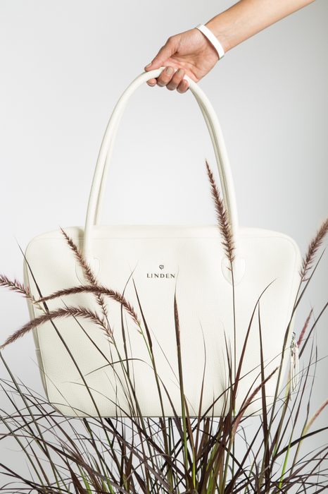 LINDEN, DÁMSKÁ KOŽENÁ KABELKA DO RUKY LDK11 - SHOPPER KABELKY - KABELKY