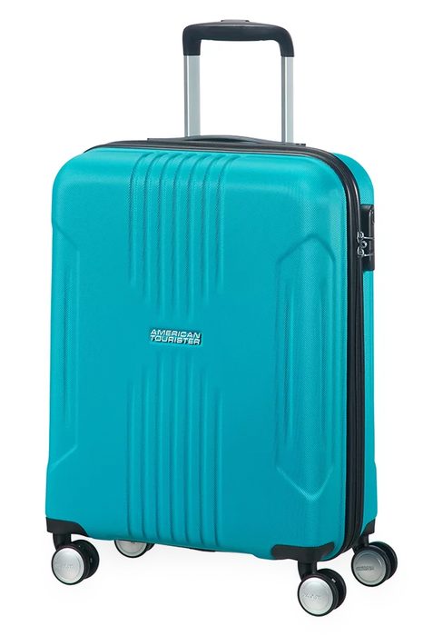 Trolerul de cabină Tracklite va fi un companion excelent pentru călătorii scurte. Designul industrial asigură că veți putea utiliza la maximum spațiul disponibil. AMERICAN TOURISTER, TROLERUL DE CABINĂ TRACKLITE VA FI UN COMPANION EXCELENT PENTRU CĂLĂTORII SCURTE. DESIGNUL INDUSTRIAL ASIGURĂ CĂ VEȚI PUTEA UTILIZA LA MAXIMUM SPAȚIUL DISPONIBIL. - BAGAJE DE MÂNĂ - TROLERE ȘI GENȚI DE VOIAJ