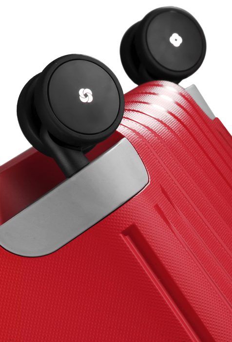 Čtyři dvojitá kolečka otočná o 360° pro snadnou manipulaci. SAMSONITE, ČTYŘI DVOJITÁ KOLEČKA OTOČNÁ O 360° PRO SNADNOU MANIPULACI. - ŠKRUPINOVÉ KUFRE - CESTOVNÉ KUFRE A TAŠKY