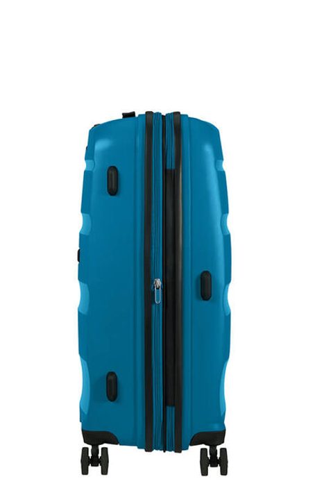AMERICAN TOURISTER, SKOŘEPINOVÝ CESTOVNÍ KUFR BON AIR DLX M EXP 66/73 L - SKOŘEPINOVÉ KUFRY - CESTOVNÍ KUFRY A TAŠKY