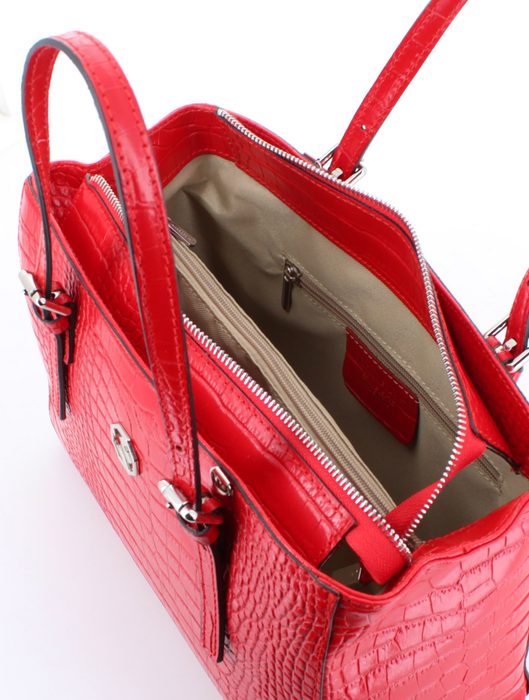 Hlavní přihrádka je uzavíratelná bezpečně na zip. Uvnitř jsou k dispozici 2 kapsy na zip a 2 otevřené kapsy. MARINA GALANTI, HLAVNÍ PŘIHRÁDKA JE UZAVÍRATELNÁ BEZPEČNĚ NA ZIP. UVNITŘ JSOU K DISPOZICI 2 KAPSY NA ZIP A 2 OTEVŘENÉ KAPSY. - KABELKY DO RUKY - KABELKY