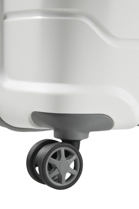 Colecția Flux este prevăzută cu patru roți duble SAMSONITE, COLECȚIA FLUX ESTE PREVĂZUTĂ CU PATRU ROȚI DUBLE - TROLERE RIGIDE - TROLERE ȘI GENȚI DE VOIAJ
