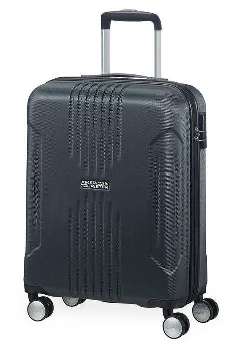Trolerul de cabină Tracklite va fi un companion excelent pentru călătorii scurte. Designul industrial asigură că veți putea utiliza la maximum spațiul disponibil. AMERICAN TOURISTER, TROLERUL DE CABINĂ TRACKLITE VA FI UN COMPANION EXCELENT PENTRU CĂLĂTORII SCURTE. DESIGNUL INDUSTRIAL ASIGURĂ CĂ VEȚI PUTEA UTILIZA LA MAXIMUM SPAȚIUL DISPONIBIL. - BAGAJE DE MÂNĂ - TROLERE ȘI GENȚI DE VOIAJ