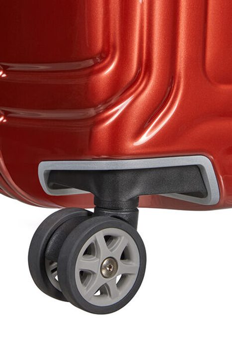 Patru roți duble pentru o manevrare ușoară SAMSONITE, PATRU ROȚI DUBLE PENTRU O MANEVRARE UȘOARĂ - TROLERE RIGIDE - TROLERE ȘI GENȚI DE VOIAJ