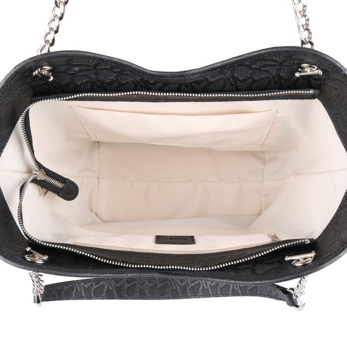 Hlavní přihrádka je uzavíratelná bezpečně na zip. Uvnitř je k dispozici jedna otevřená kapsa a jedna kapsa na zip. ELEGA, HLAVNÍ PŘIHRÁDKA JE UZAVÍRATELNÁ BEZPEČNĚ NA ZIP. UVNITŘ JE K DISPOZICI JEDNA OTEVŘENÁ KAPSA A JEDNA KAPSA NA ZIP. - KABELKY PŘES RAMENO - KABELKY