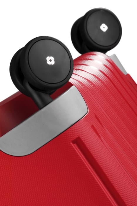 Čtyři dvojitá kolečka otočná o 360° pro snadnou manipulaci. SAMSONITE, ČTYŘI DVOJITÁ KOLEČKA OTOČNÁ O 360° PRO SNADNOU MANIPULACI. - ŠKRUPINOVÉ KUFRE - CESTOVNÉ KUFRE A TAŠKY
