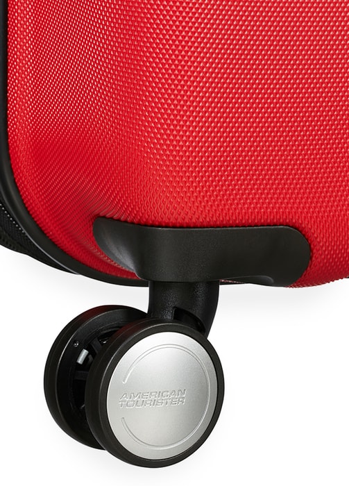 Este fabricat din ABS, care este renumit pentru rezistența sa mecanică extremă și durabilitate. AMERICAN TOURISTER, ESTE FABRICAT DIN ABS, CARE ESTE RENUMIT PENTRU REZISTENȚA SA MECANICĂ EXTREMĂ ȘI DURABILITATE. - BAGAJE DE MÂNĂ - TROLERE ȘI GENȚI DE VOIAJ
