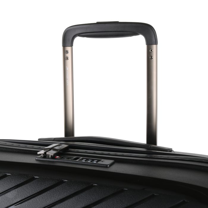 Mâner extensibil dublu, din aluminiu, care se adaptează la înălțimea utilizatorului. MARCH, MÂNER EXTENSIBIL DUBLU, DIN ALUMINIU, CARE SE ADAPTEAZĂ LA ÎNĂLȚIMEA UTILIZATORULUI. - TROLERE RIGIDE - TROLERE ȘI GENȚI DE VOIAJ