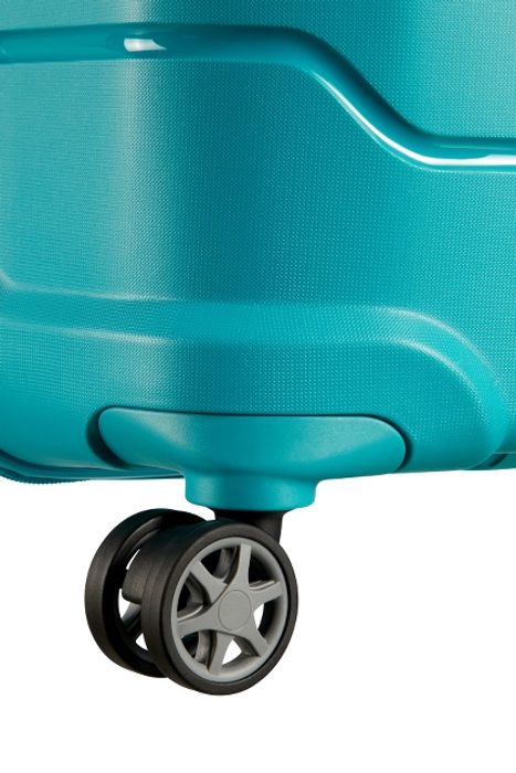 Colecția Flux este prevăzută cu patru roți duble SAMSONITE, COLECȚIA FLUX ESTE PREVĂZUTĂ CU PATRU ROȚI DUBLE - TROLERE RIGIDE - TROLERE ȘI GENȚI DE VOIAJ