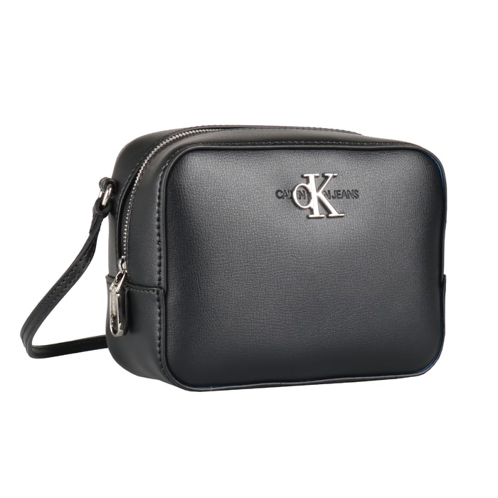 Dámská crossbody kabelka CK Jeans Monogram K60K605780 CALVIN KLEIN, DÁMSKÁ CROSSBODY KABELKA CK JEANS MONOGRAM K60K605780 - CROSSBODY KABELKY - KABELKY
