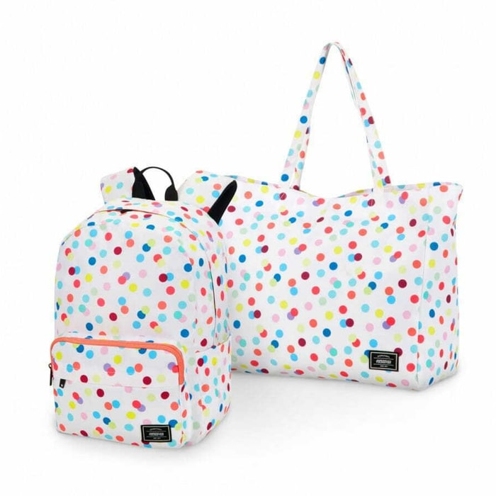 Plážový set Sunside Limited Edition taška 25,5 l a batoh 23,5 l AMERICAN TOURISTER, PLÁŽOVÝ SET SUNSIDE LIMITED EDITION TAŠKA 25,5 L A BATOH 23,5 L - DÁMSKÉ BATOHY - BATOHY