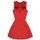 Elegantné dámske šaty červené