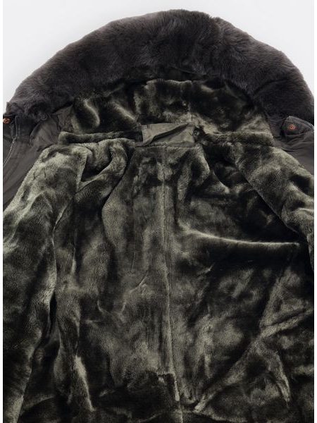 Dámska zimná bunda tmavozelená