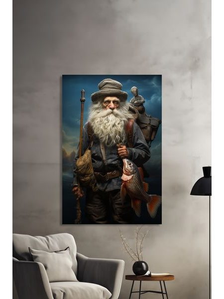 Obraz na stenu - Starý rybár - pútnik