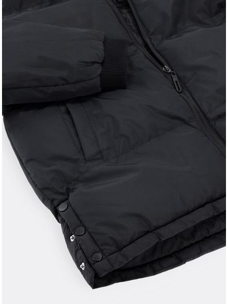Dámska krátka zimná bunda čierna
