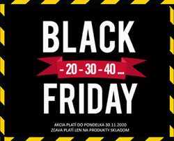 Black Friday 2020 - zľavy až 70%