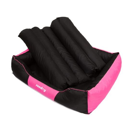 Pelíšek pro psa Reedog Comfy Black & Pink